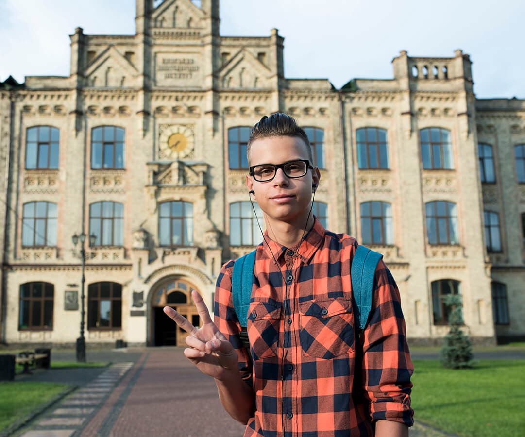 student in England
